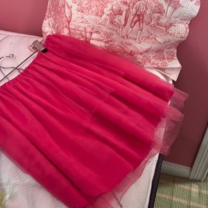 Like New!  Never Worn!  J.Crew Crewcuts, Hot Pink Tulle Skirt